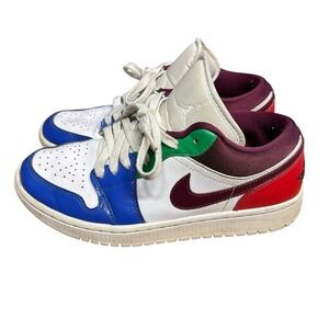 Air Jordan 1 Low SE Women's‎ Size 8 White/Dark Beetroot DB5455-100